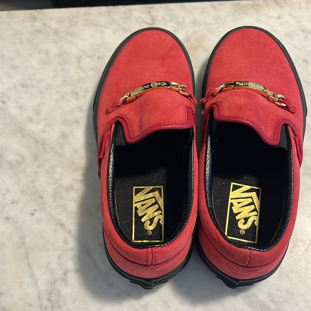 Limited edition red suede vans - Picture 3 of 5